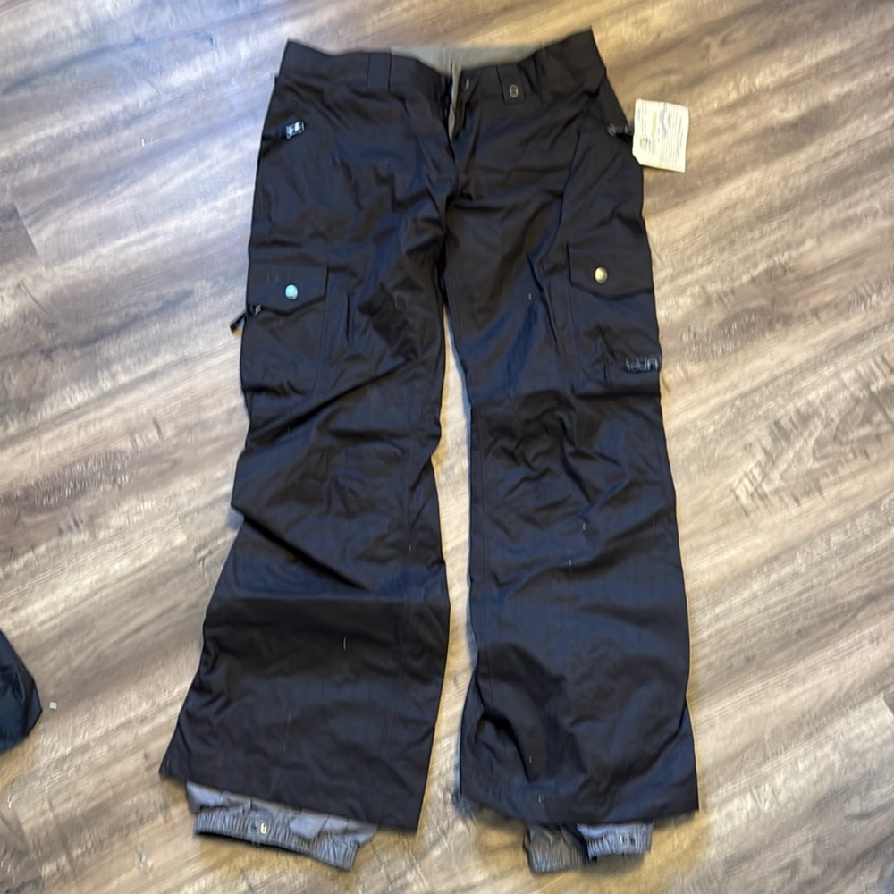 Burton DryRide, Black Snowboard Ski Pants RN 87380 CA 26902, Medium